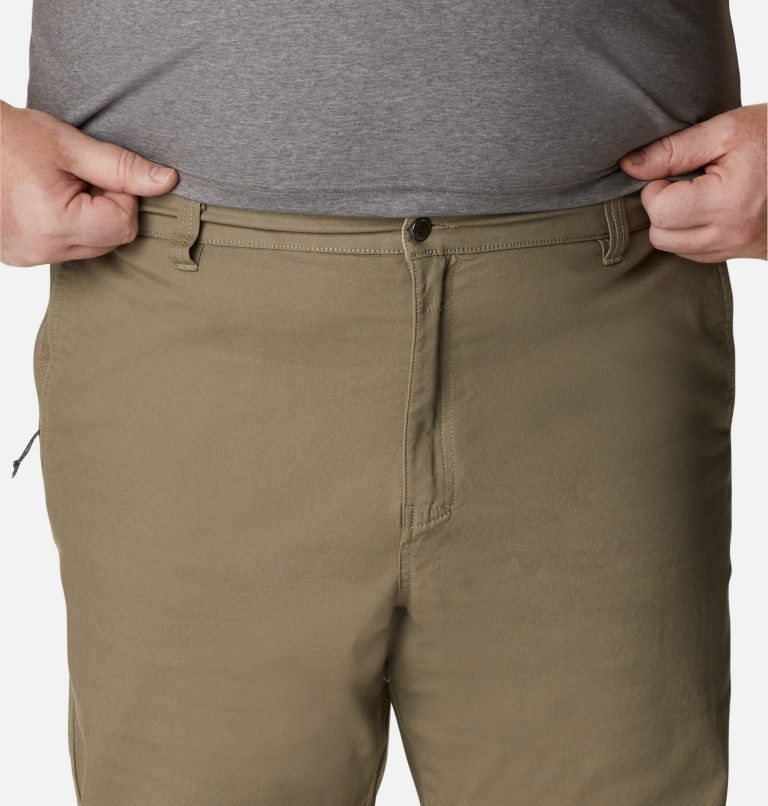 Men's Columbia Flex ROC Pants Olive | Plus Size CA-PA3C0